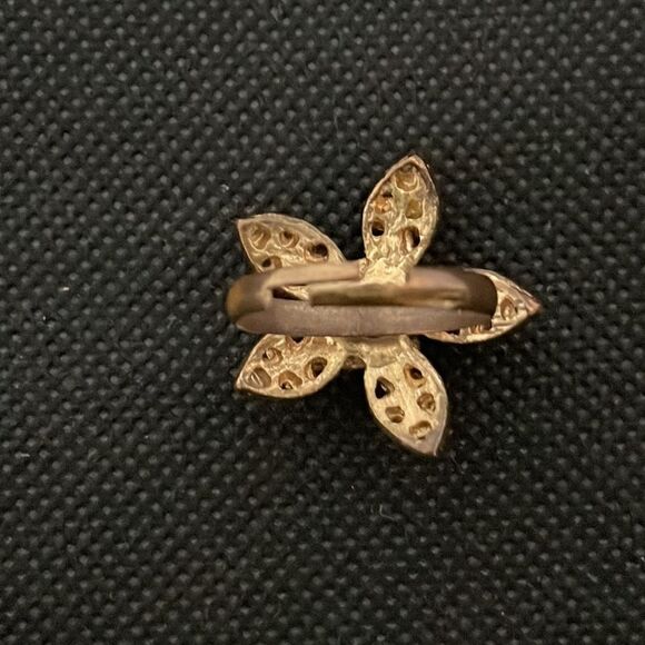 Green rhinestones ring - Picture 5 of 5